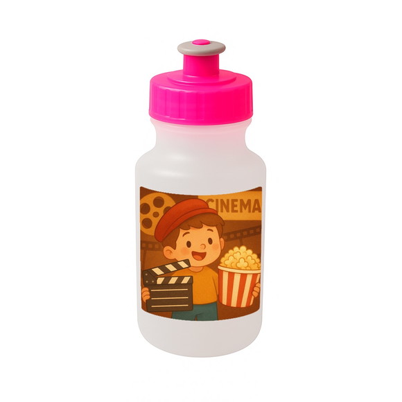 Garrafinha Squeeze Personalizada Cinema Antigo - Imagem 3