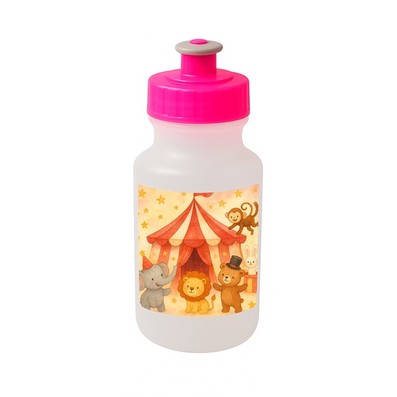 Garrafinha Squeeze Personalizada Circo Aquarela - Imagem 3