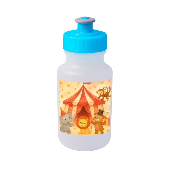 Garrafinha Squeeze Personalizada Circo Aquarela - Imagem 2
