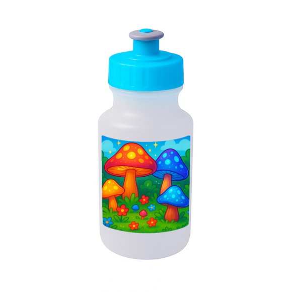 Garrafinha Squeeze Personalizada Cogumelos Mágicos - Imagem 2