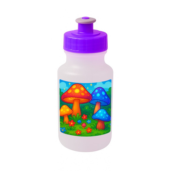 Garrafinha Squeeze Personalizada Cogumelos Mágicos - Imagem 5