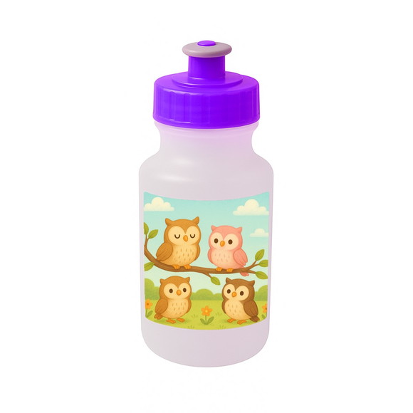 Garrafinha Squeeze Personalizada Corujinhas - Imagem 5