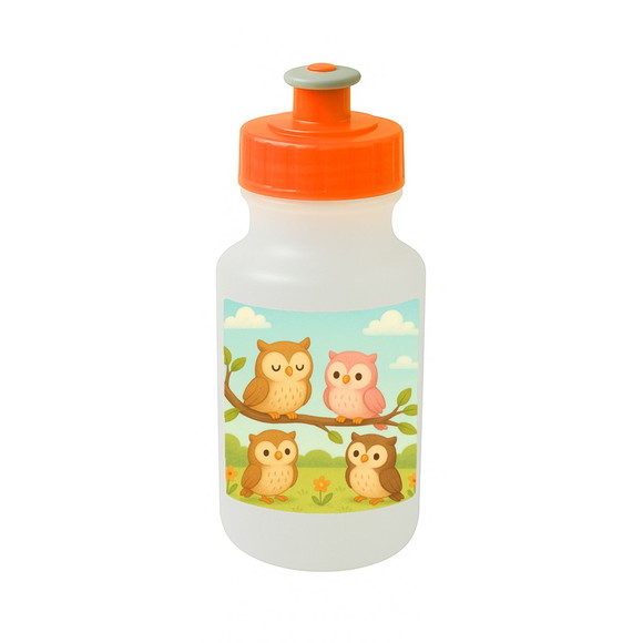 Garrafinha Squeeze Personalizada Corujinhas - Imagem 4