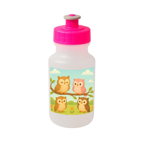 Garrafinha Squeeze Personalizada Corujinhas - Imagem 3