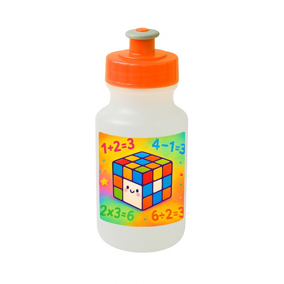 Garrafinha Squeeze Personalizada Cubo Mágico - Imagem 4