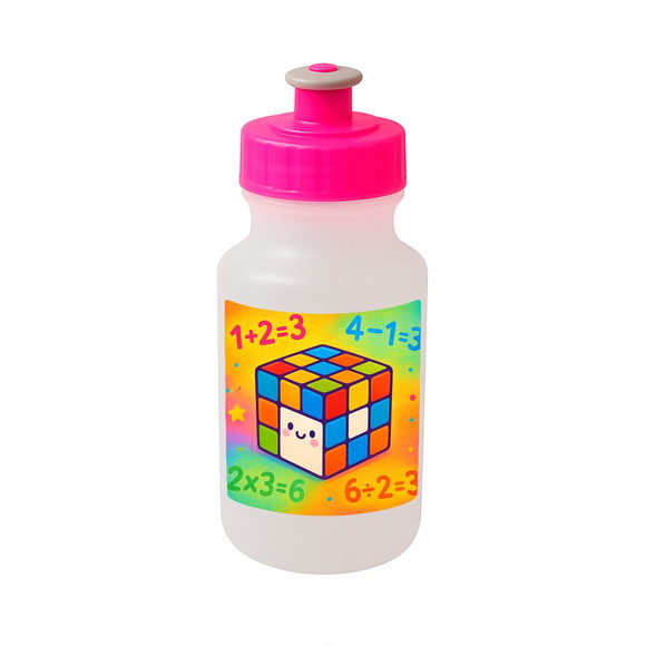 Garrafinha Squeeze Personalizada Cubo Mágico - Imagem 3