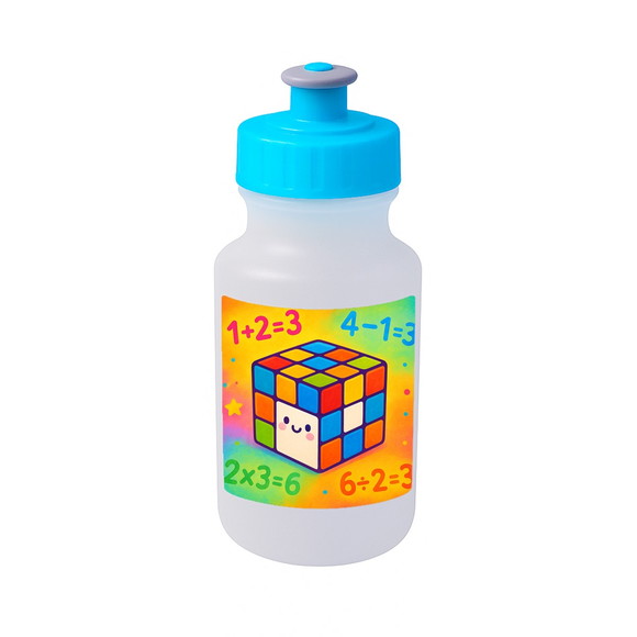 Garrafinha Squeeze Personalizada Cubo Mágico - Imagem 2