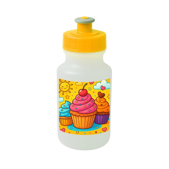 Garrafinha Squeeze Personalizada Cupcakes