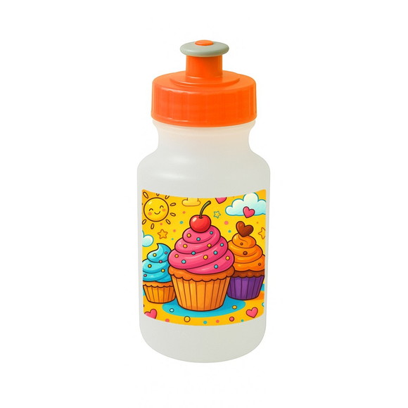Garrafinha Squeeze Personalizada Cupcakes - Imagem 4