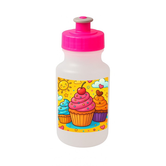 Garrafinha Squeeze Personalizada Cupcakes - Imagem 3