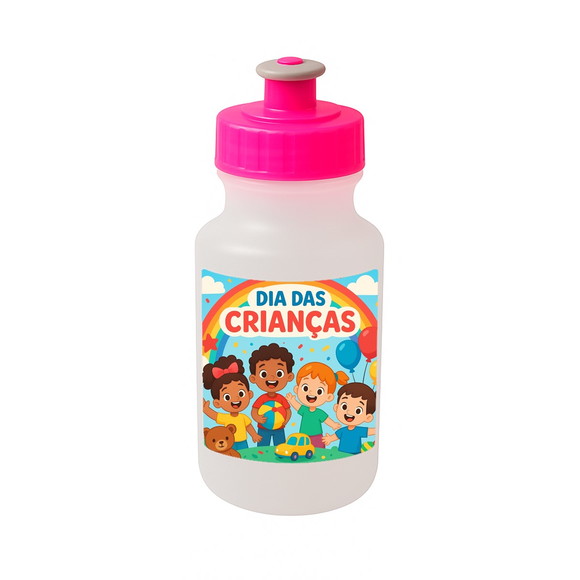 Garrafinha Squeeze Personalizada Dia das Crianças - Imagem 3