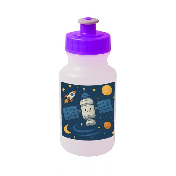Garrafinha Squeeze Personalizada Estação Espacial - Imagem 5