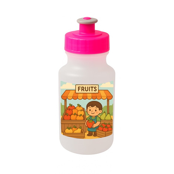 Garrafinha Squeeze Personalizada Feira de Frutas - Imagem 3