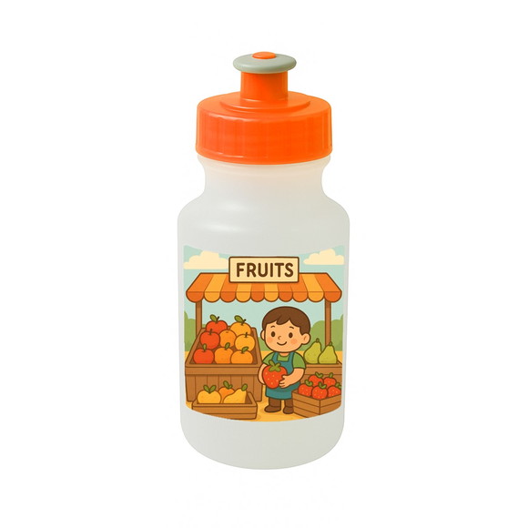 Garrafinha Squeeze Personalizada Feira de Frutas - Imagem 4
