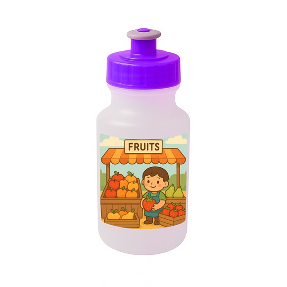 Garrafinha Squeeze Personalizada Feira de Frutas - Imagem 5