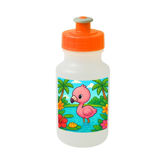 Garrafinha Squeeze Personalizada Flamingo Baby - Imagem 4