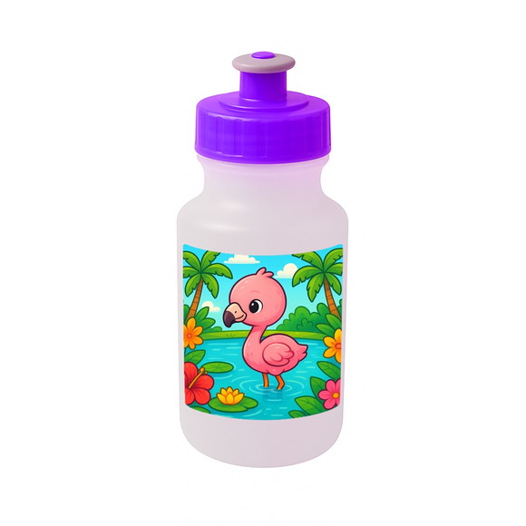 Garrafinha Squeeze Personalizada Flamingo Baby - Imagem 5
