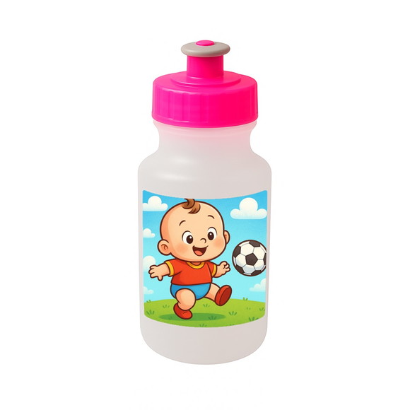 Garrafinha Squeeze Personalizada Futebol Baby - Imagem 3