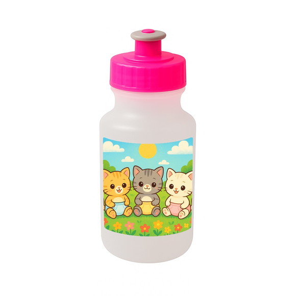 Garrafinha Squeeze Personalizada Gatinhos Baby - Imagem 3