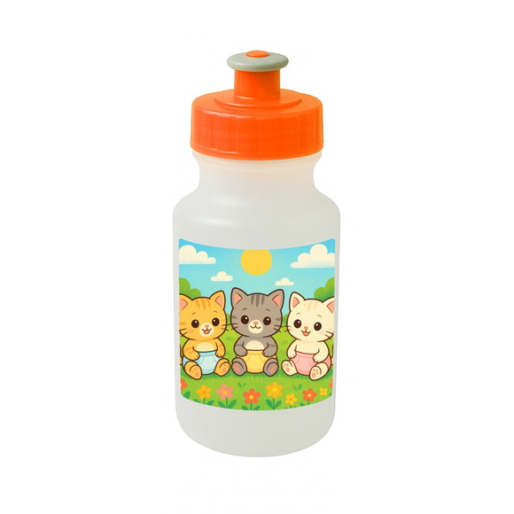 Garrafinha Squeeze Personalizada Gatinhos Baby - Imagem 4