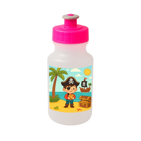 Garrafinha Squeeze Personalizada Ilha Pirata - Imagem 3