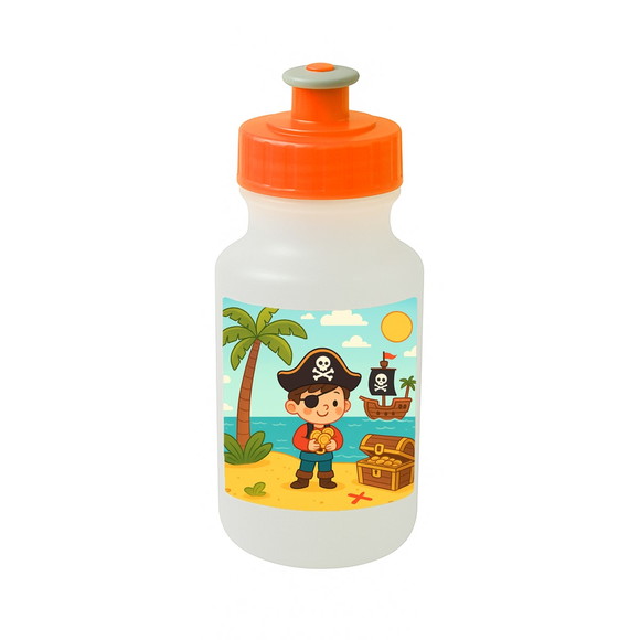 Garrafinha Squeeze Personalizada Ilha Pirata - Imagem 4