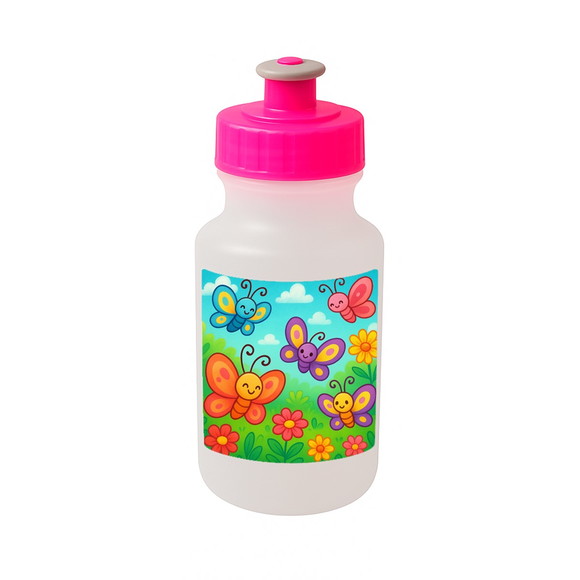 Garrafinha Squeeze Personalizada Jardim das Borboletas - Imagem 3