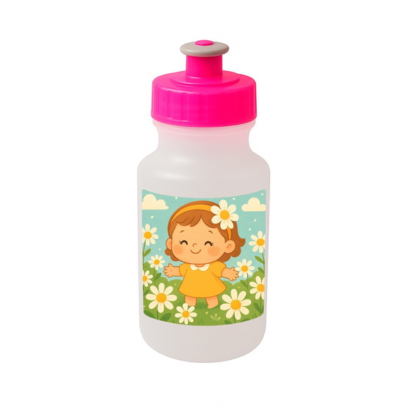 Garrafinha Squeeze Personalizada Jardim das Margaridas - Imagem 3