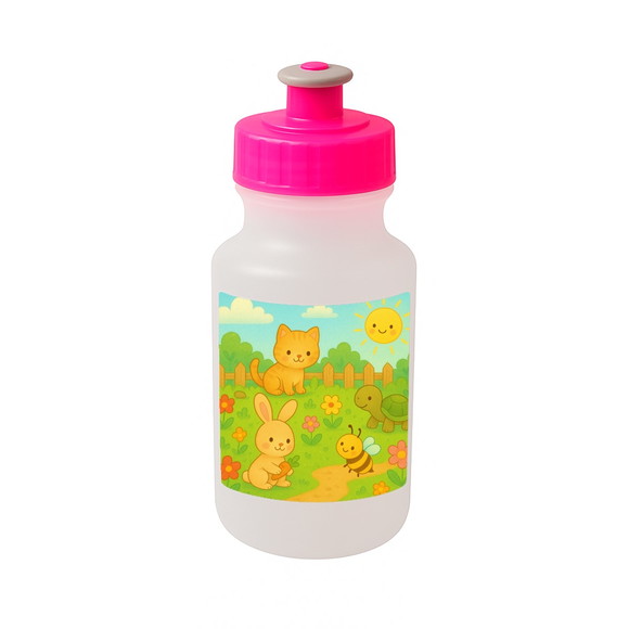 Garrafinha Squeeze Personalizada Jardim dos Bichinhos - Imagem 3