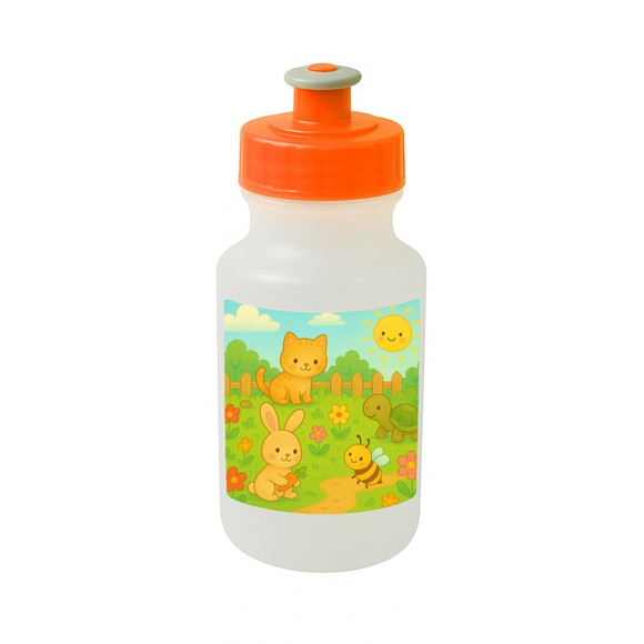 Garrafinha Squeeze Personalizada Jardim dos Bichinhos - Imagem 4