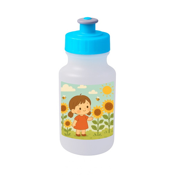 Garrafinha Squeeze Personalizada Jardim dos Girassóis - Imagem 2