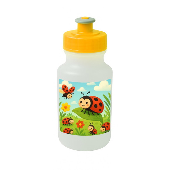 Garrafinha Squeeze Personalizada Joaninhas