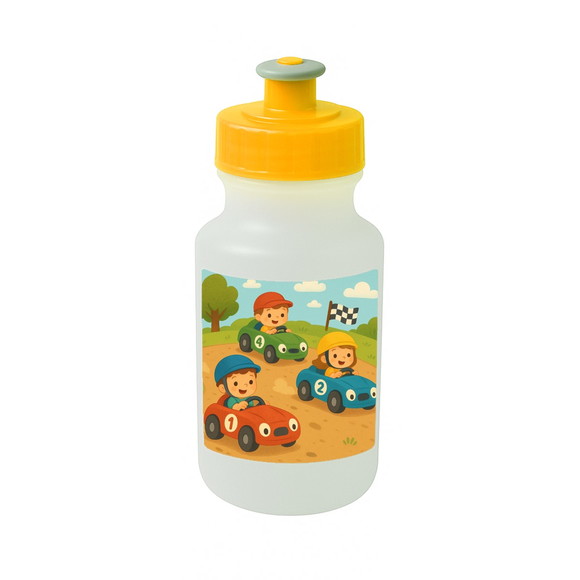 Garrafinha Squeeze Personalizada Kart Infantil