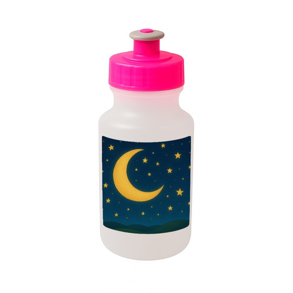 Garrafinha Squeeze Personalizada Lua e Estrelas - Imagem 3