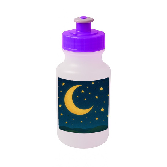 Garrafinha Squeeze Personalizada Lua e Estrelas - Imagem 5