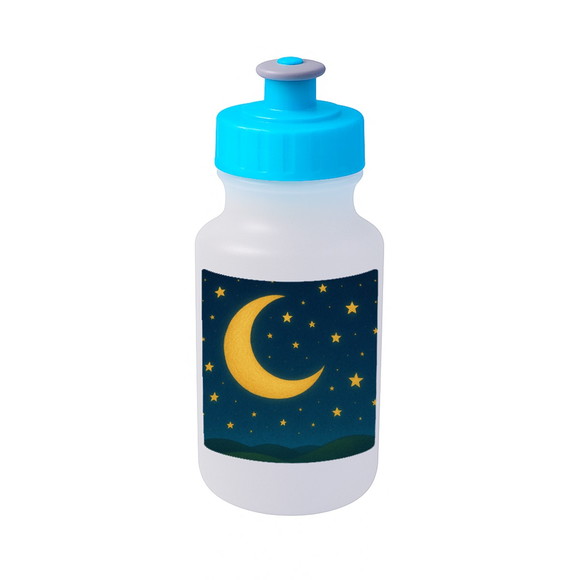 Garrafinha Squeeze Personalizada Lua e Estrelas - Imagem 2