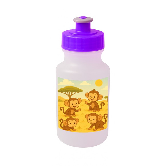 Garrafinha Squeeze Personalizada Macaquinhos - Imagem 5