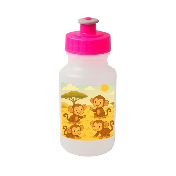 Garrafinha Squeeze Personalizada Macaquinhos - Imagem 3
