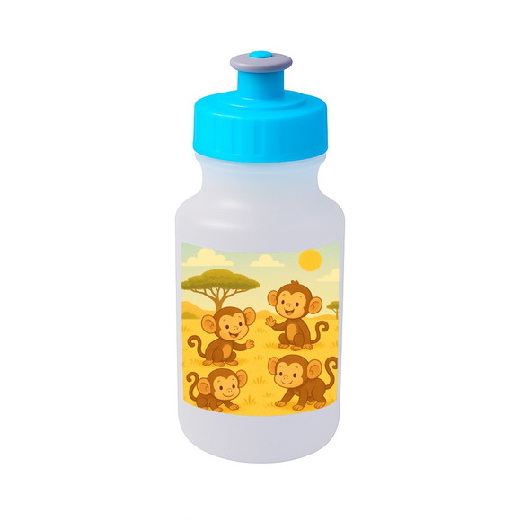 Garrafinha Squeeze Personalizada Macaquinhos - Imagem 2
