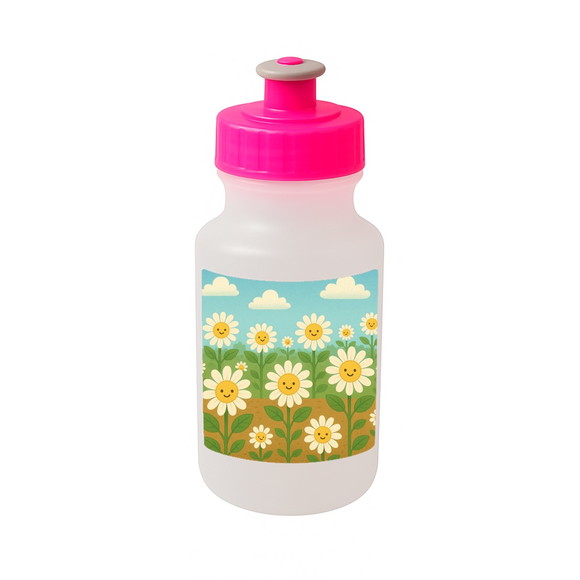 Garrafinha Squeeze Personalizada Margaridas - Imagem 3