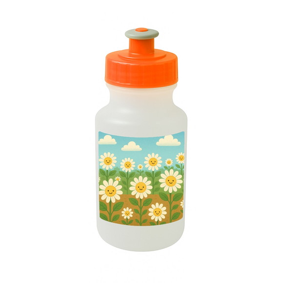 Garrafinha Squeeze Personalizada Margaridas - Imagem 4