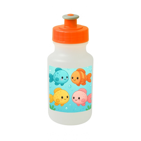 Garrafinha Squeeze Personalizada Peixinhos Baby - Imagem 4