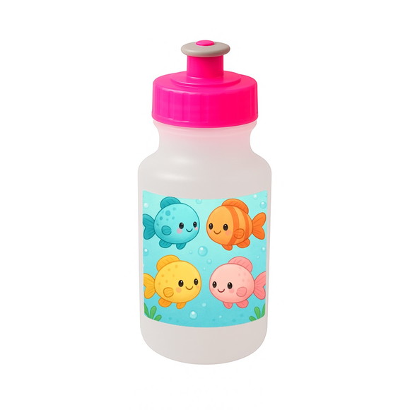 Garrafinha Squeeze Personalizada Peixinhos Baby - Imagem 3