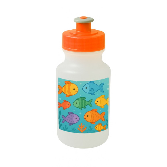 Garrafinha Squeeze Personalizada Peixinhos Coloridos - Imagem 4