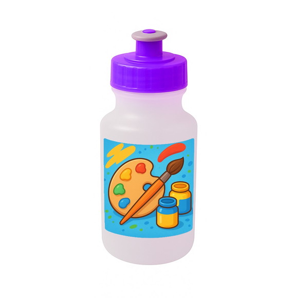 Garrafinha Squeeze Personalizada Pintura e Tintas - Imagem 5