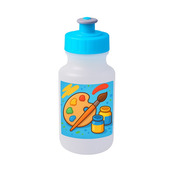 Garrafinha Squeeze Personalizada Pintura e Tintas - Imagem 2