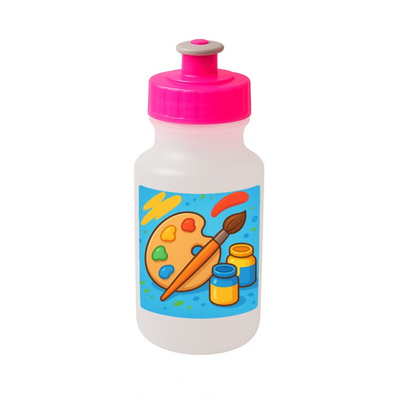 Garrafinha Squeeze Personalizada Pintura e Tintas - Imagem 3
