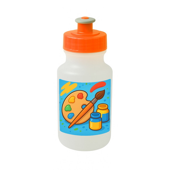 Garrafinha Squeeze Personalizada Pintura e Tintas - Imagem 4