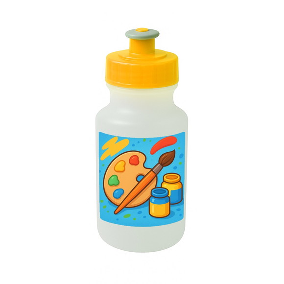 Garrafinha Squeeze Personalizada Pintura e Tintas