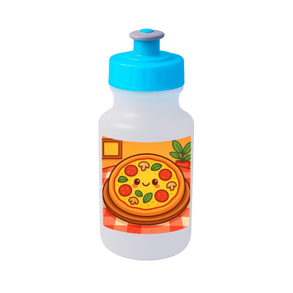 Garrafinha Squeeze Personalizada Pizza Divertida - Imagem 2